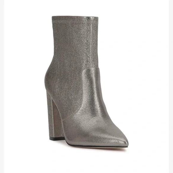 Jessica Simpson Narelle Pointed Toe Bootie in Pewter NEW Size 9 - Picture 2 of 5